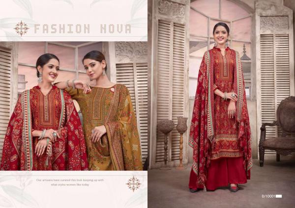 Jaimau Faiza Pashmina Designer Dress Material